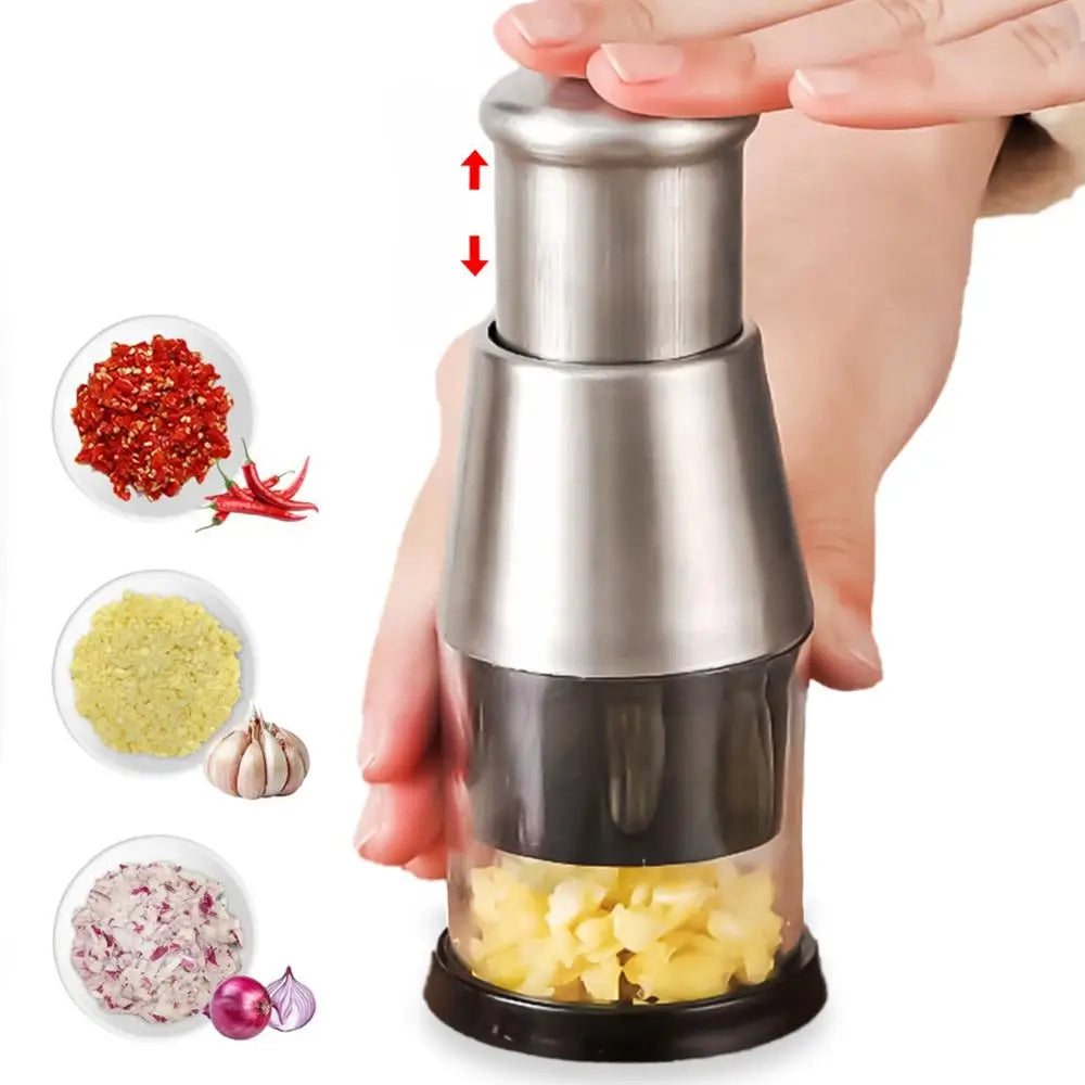 Effortless Garlic Chopper: Instant Mincing, No Tears!