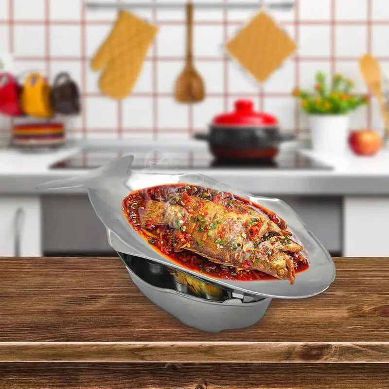 Elegant Fish-Shaped Baking Dish: Grill, Bake, & Serve!