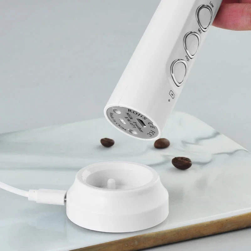 3-in-1 Wireless Milk Frother: Your Secret to Perfect Coffee & Baking