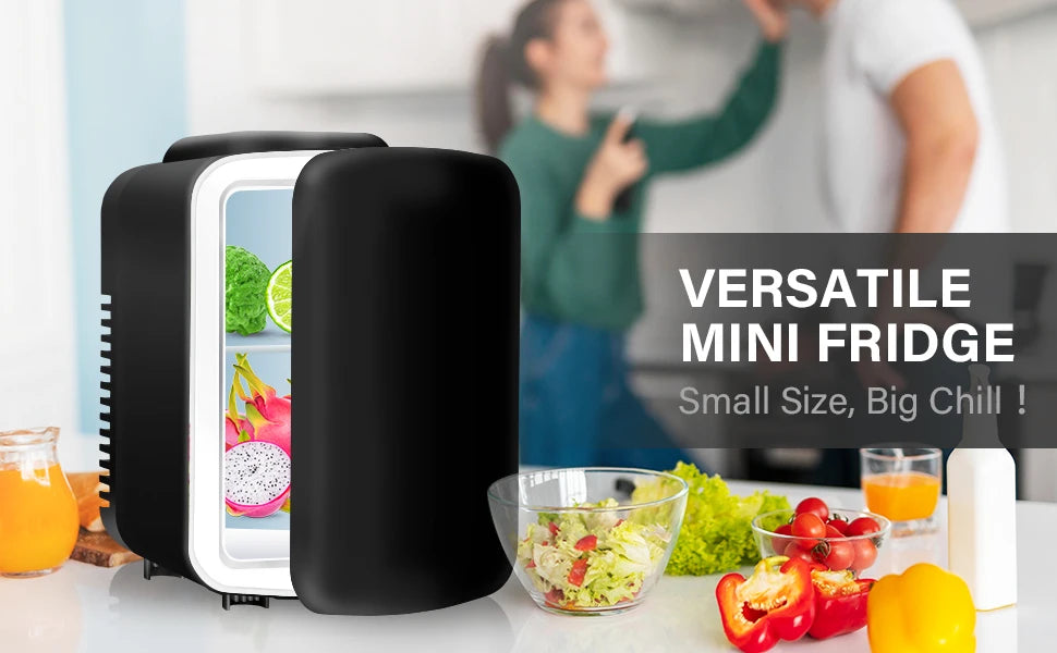 iPower Mini 4L/6 Tank Portable Small Refrigerator Refrigerator and Insulated Compact Refrigerator for Bedroom, Dormitory, Office