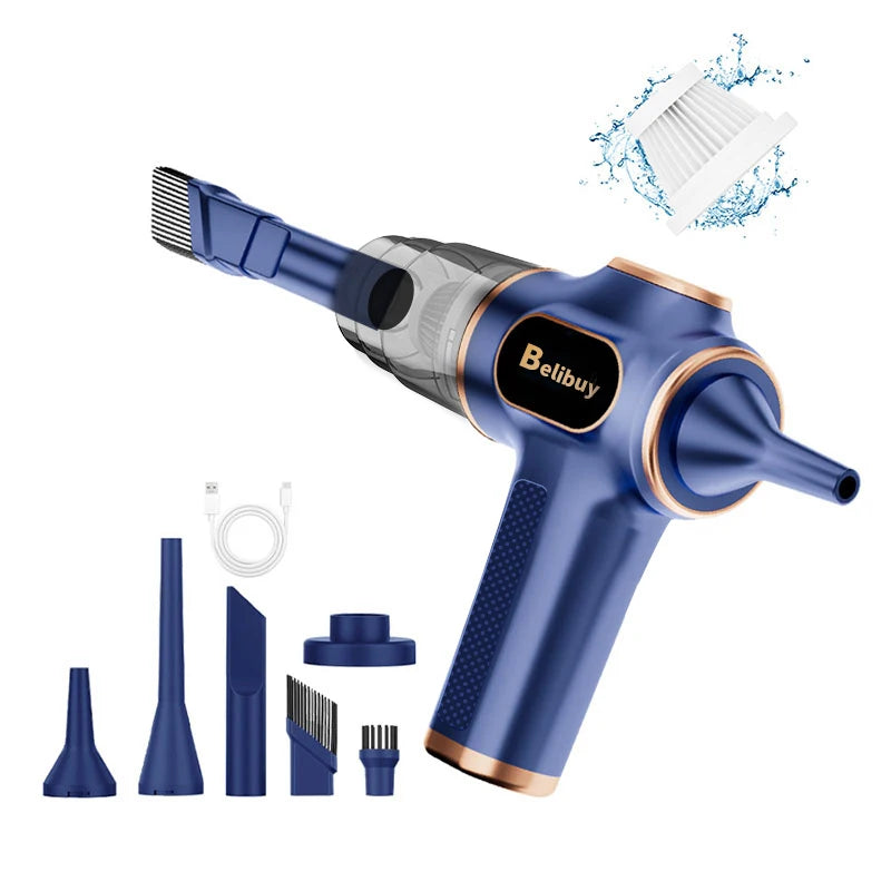 Powerful Suction: BELIBUY Portable Car & Home Vacuum