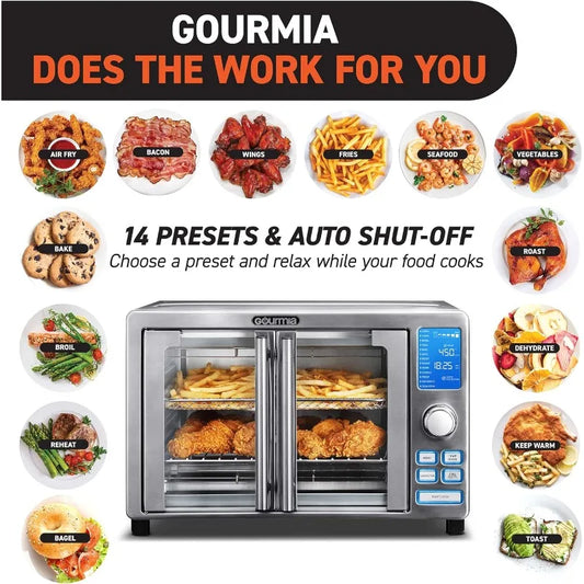 Gourmia-Style Double Door Air Fryer Toaster Oven