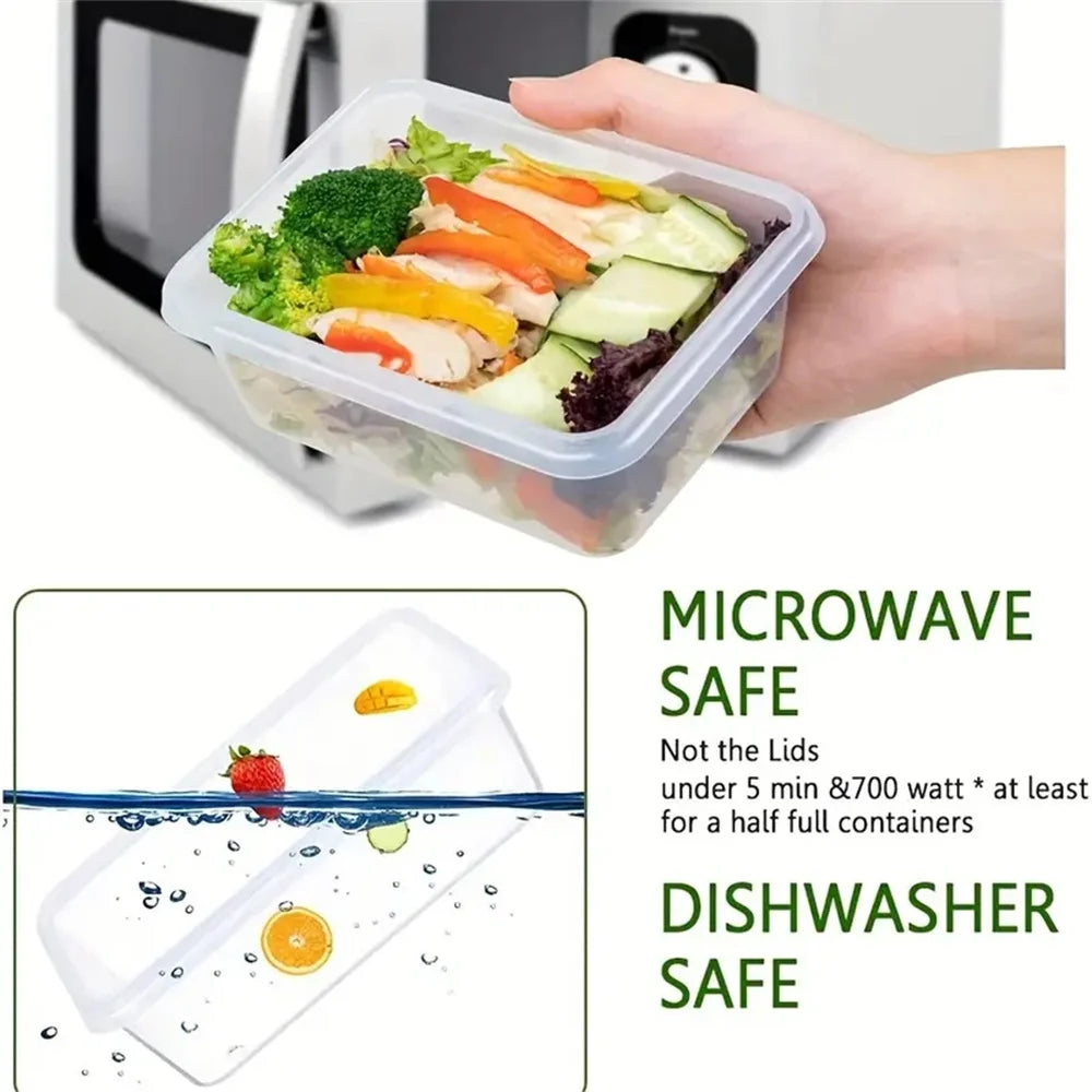 24-Piece Food Storage Container Set - Microwave, Freezer & Dishwasher Safe