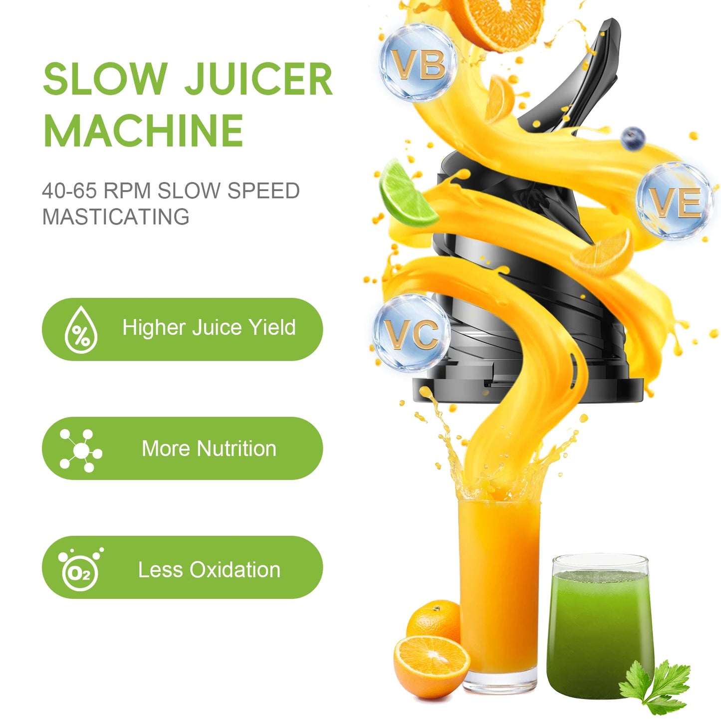 The Ultimate Nutrient Extractor: BioloMix Slow Masticating Juicer