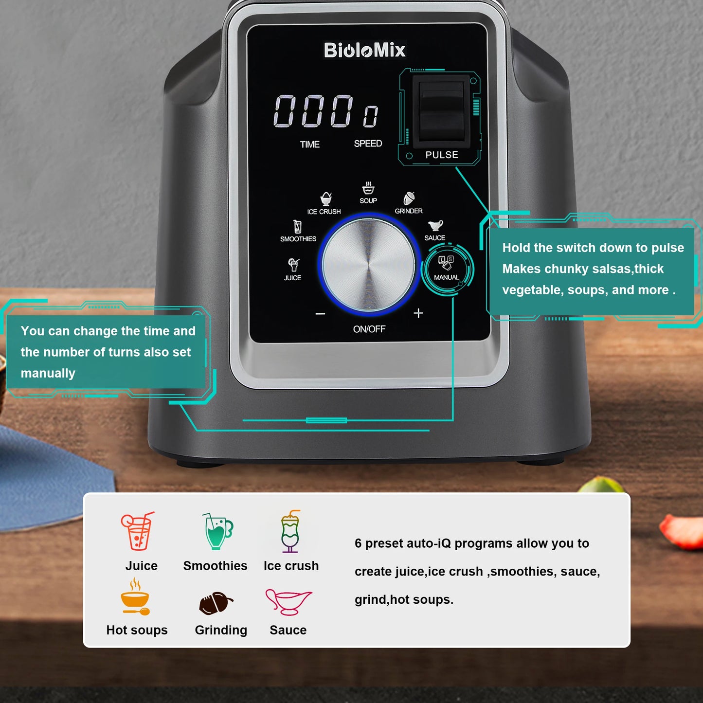 The Ultimate All-in-One Professional Blender for Smoothies, Soups & More