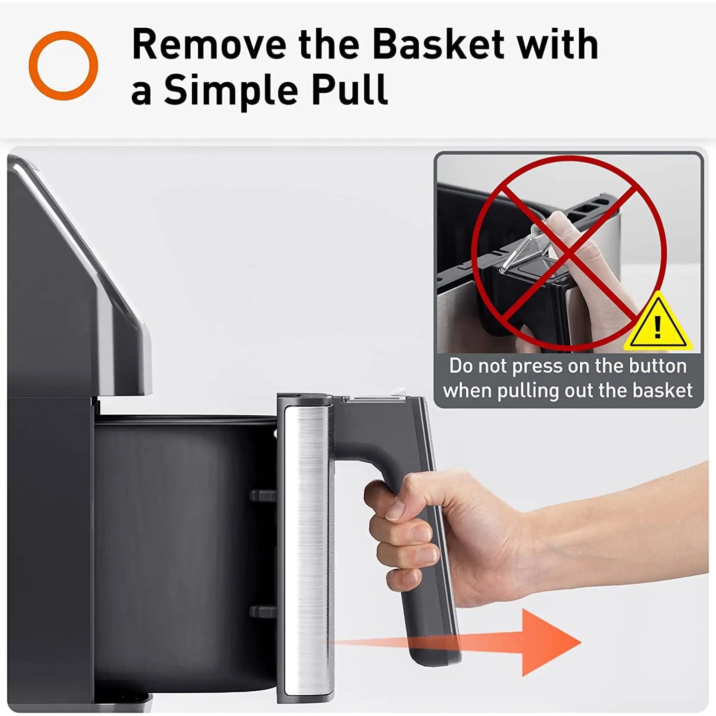 5.8QT Double Basket Air Fryer: 13 One-Touch Presets, LED Touchscreen