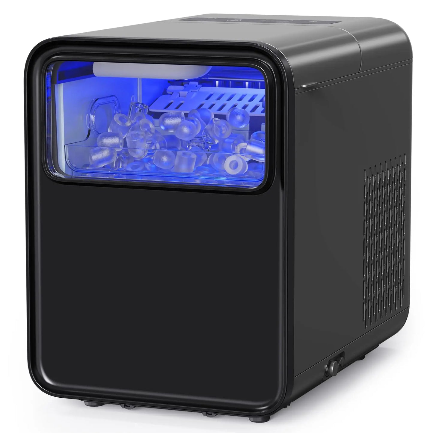 Countertop Ice Maker | Makes Ice in 6 Minutes with Self-Cleaning Function | 26.5lbs/24H