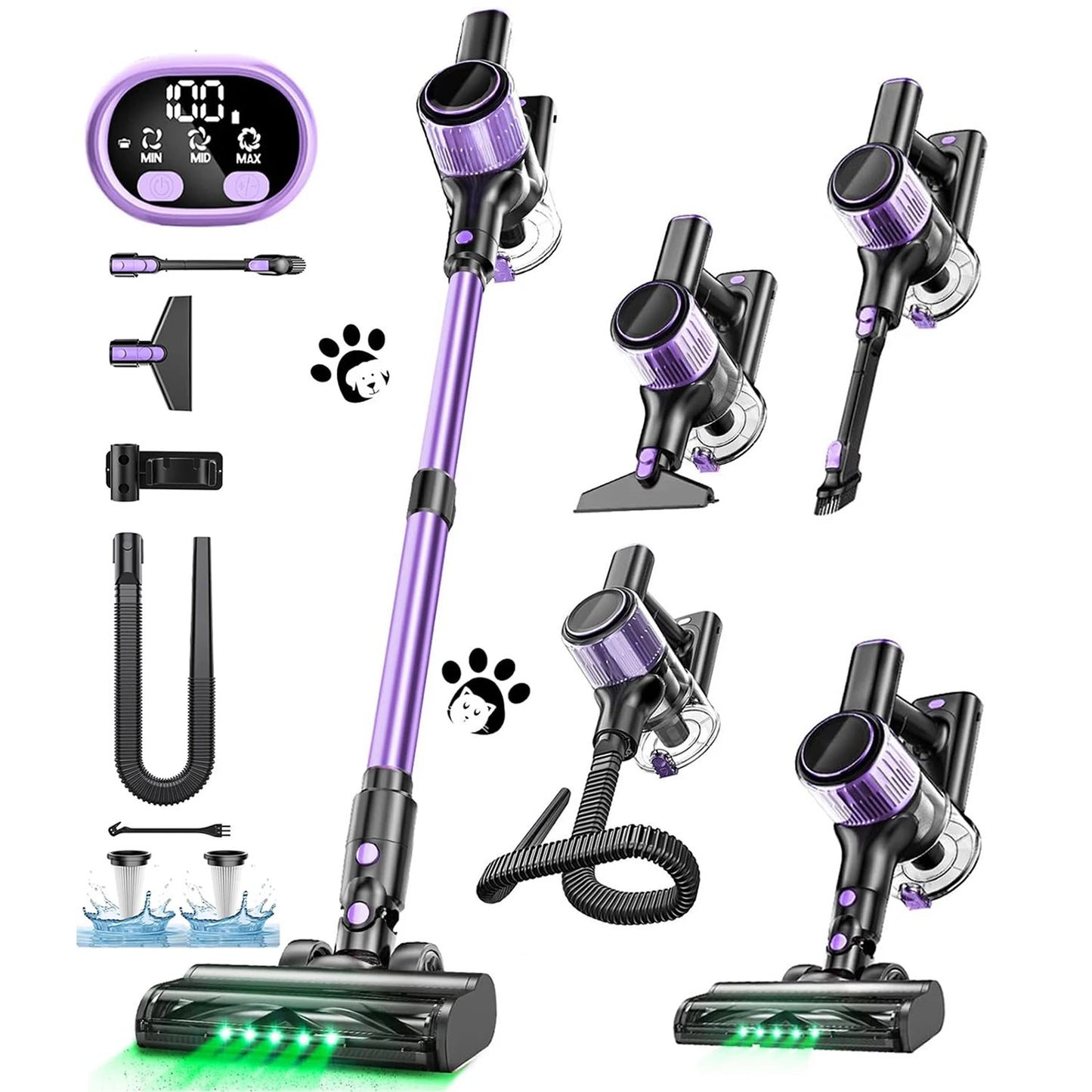 Ultimate Clean: 10-in-1 Cordless Vacuum with Powerful Suction