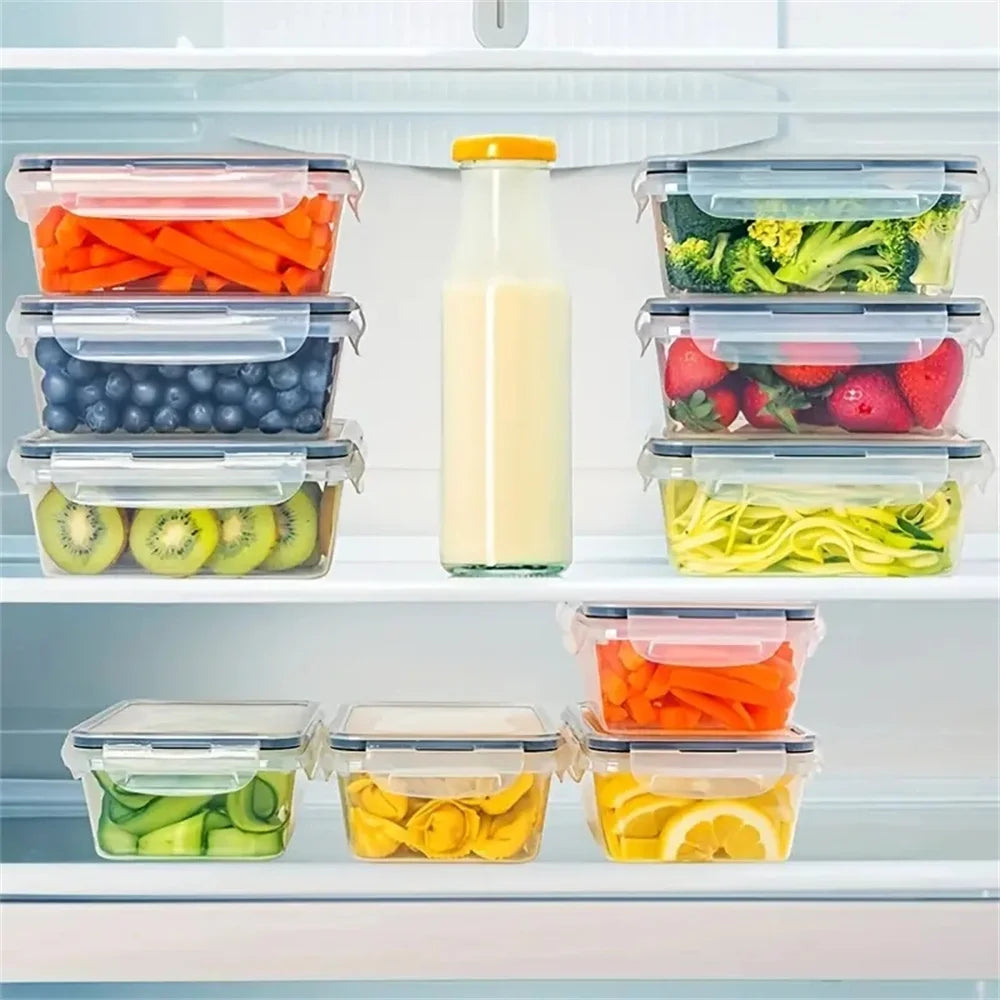 24-Piece Food Storage Container Set - Microwave, Freezer & Dishwasher Safe