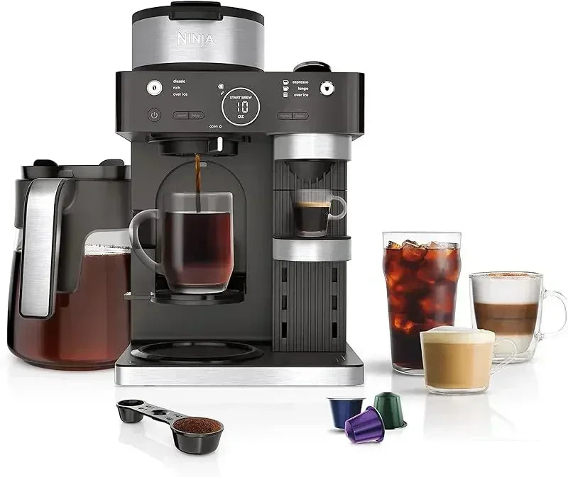 Ninja Espresso & Coffee Barista System (Grounds & Nespresso Compatible)