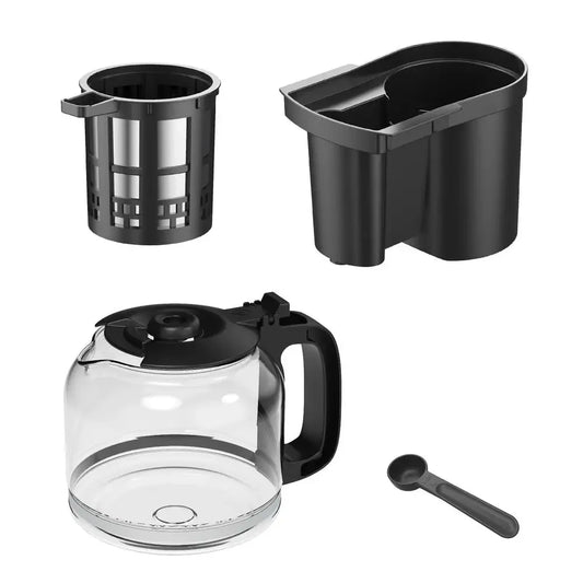 Gourmia 12-Cup Grind & Brew Coffee Maker | Programmable Machine with Built-In Grinder