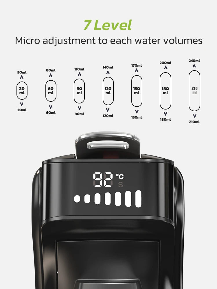 HiBREW 6in1 Capsule Coffee Machine Nespresso Dolce Gusto