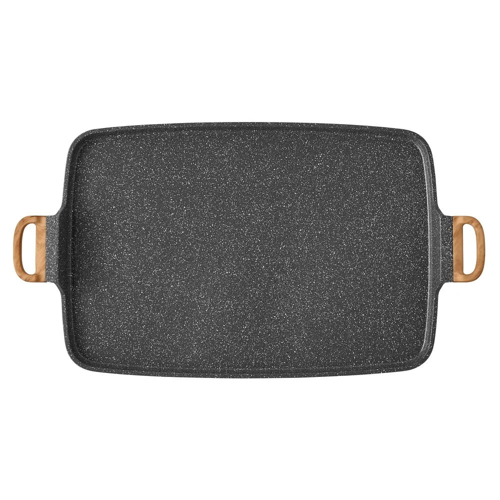 Speckled Griddle: Large Nonstick Cast Aluminum Pan