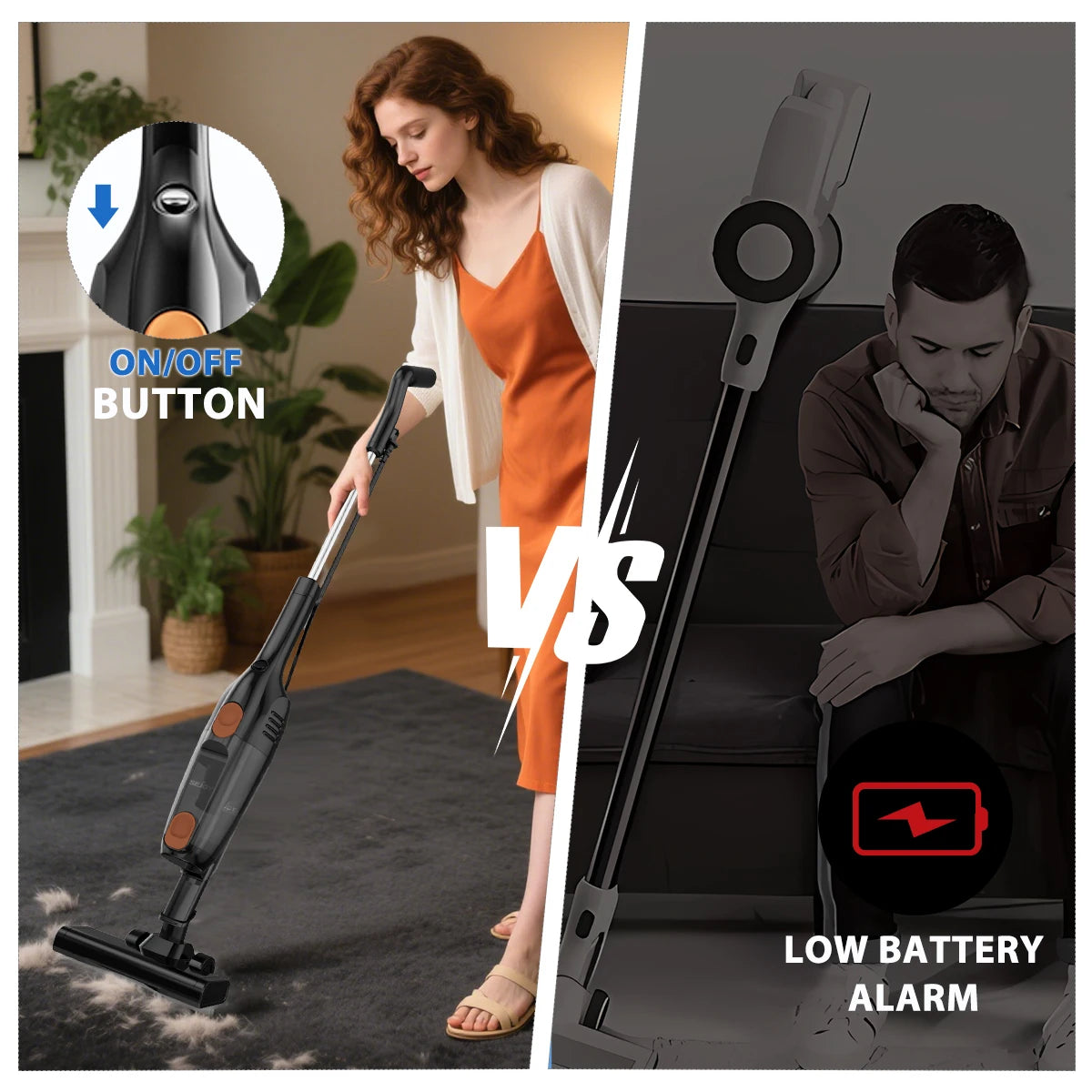 Sejoy 3-in-1 PowerStick Corded Vacuum Cleaner