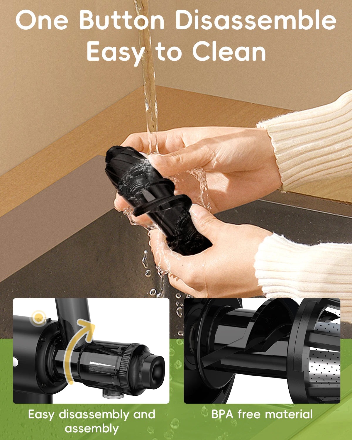 BioloMix Cold Press Juicer|Blenders Slow Masticating Reverse
