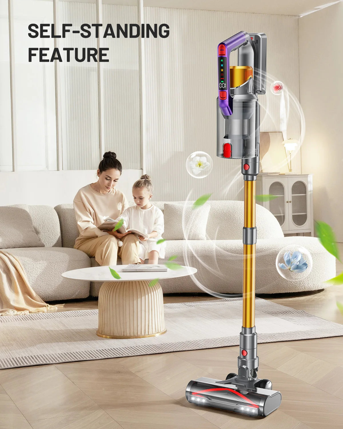 Kissof S17 Pro Powerful Cordless Vacuum Cleaner for Effortless Cleaning