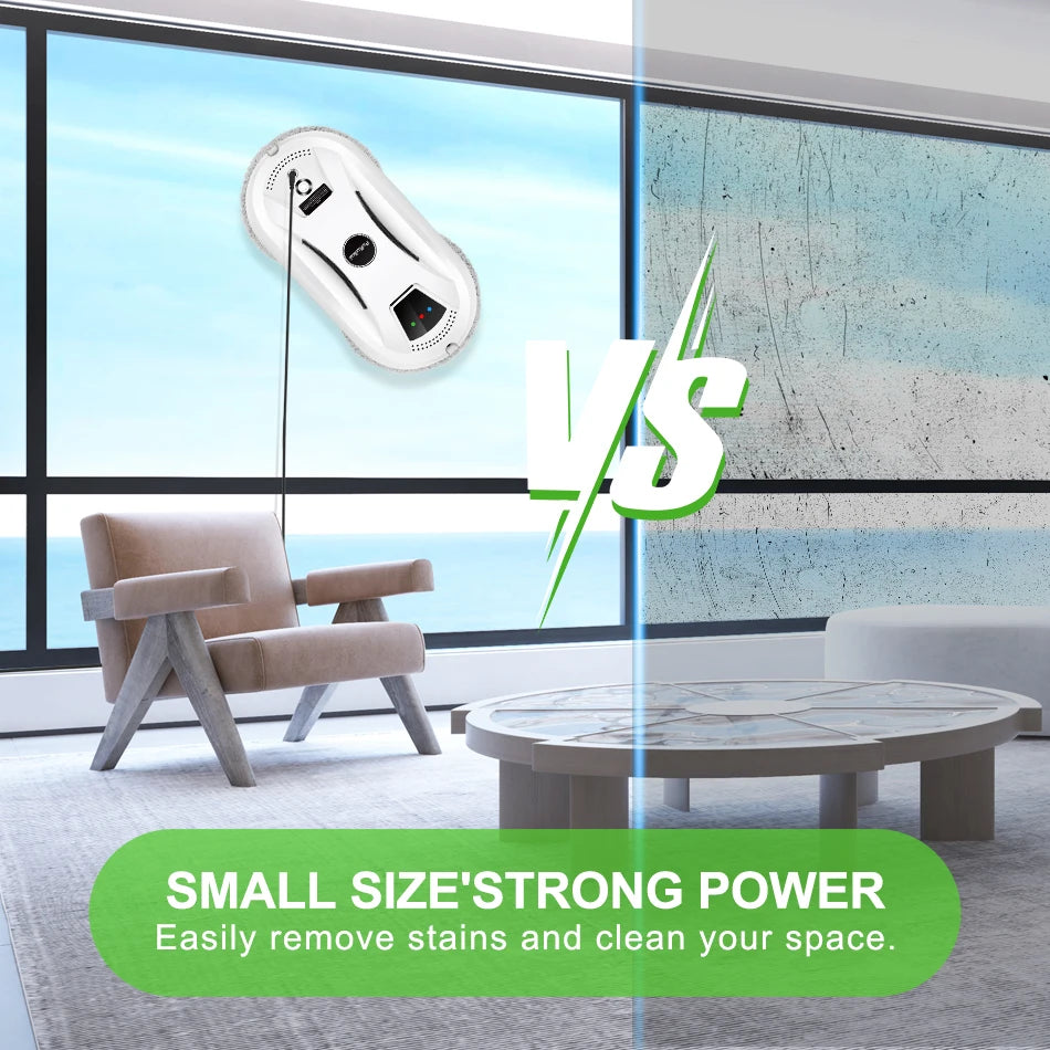 PuRuiKai Smart AI Window Cleaning Robot with Remote Control