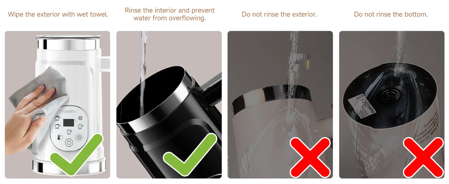 5-in-1 Milk Frother: Create Perfect Lattes at Home