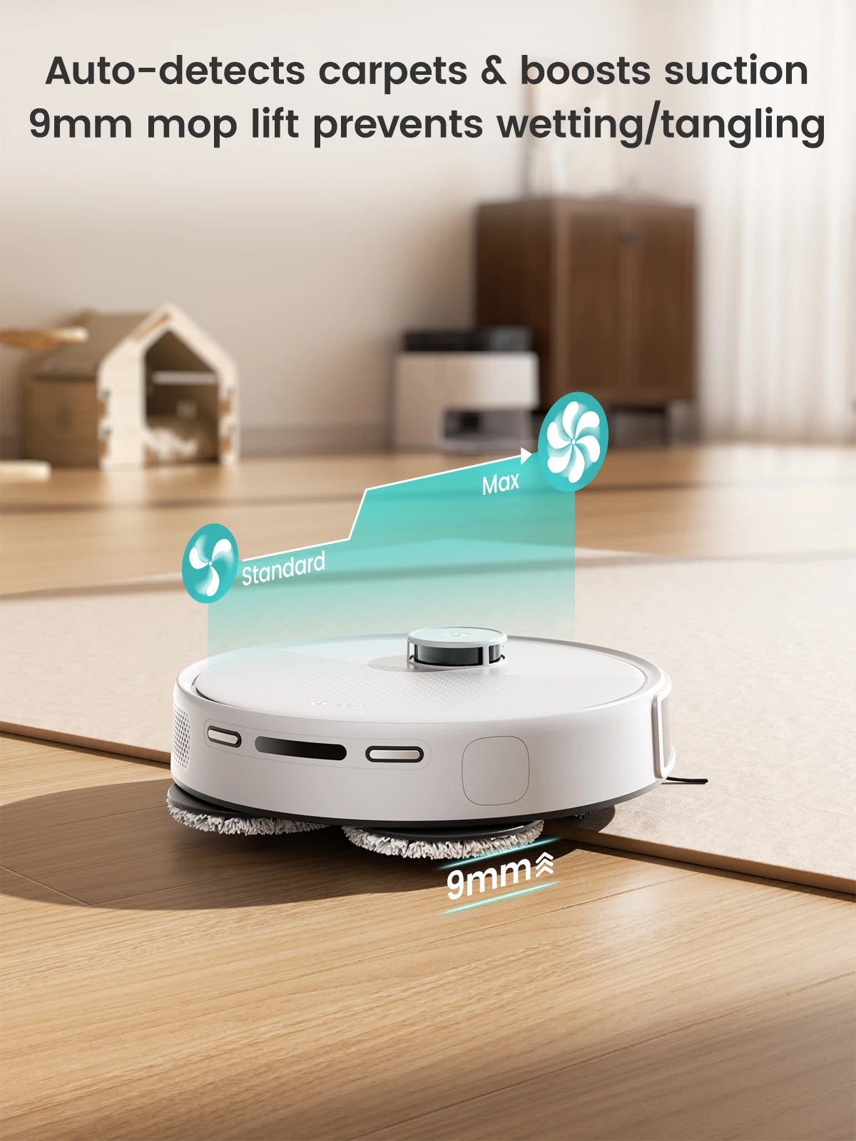 Lefant M2 Pro Self-Emptying Robot Vacuum & Mop (6000Pa Suction)