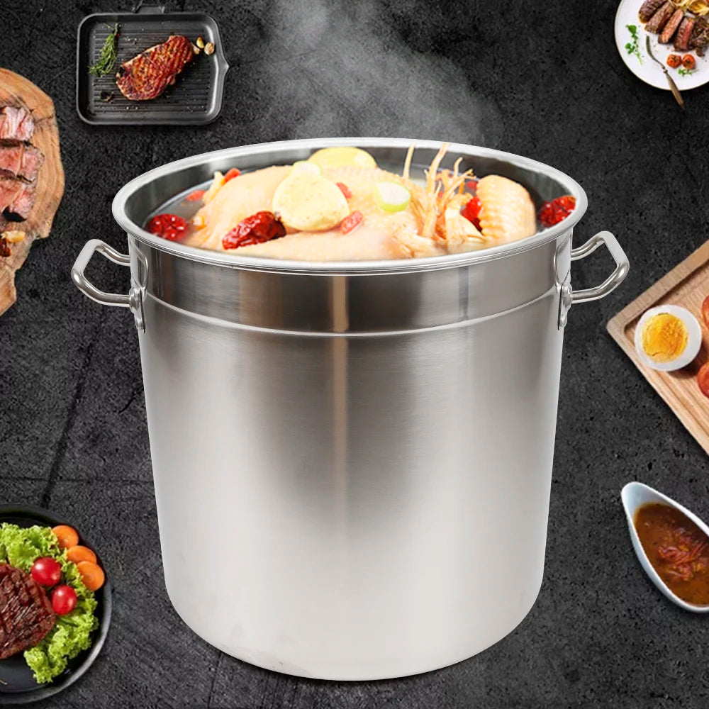 35L Commercial-Grade Stainless Steel Stock Pot