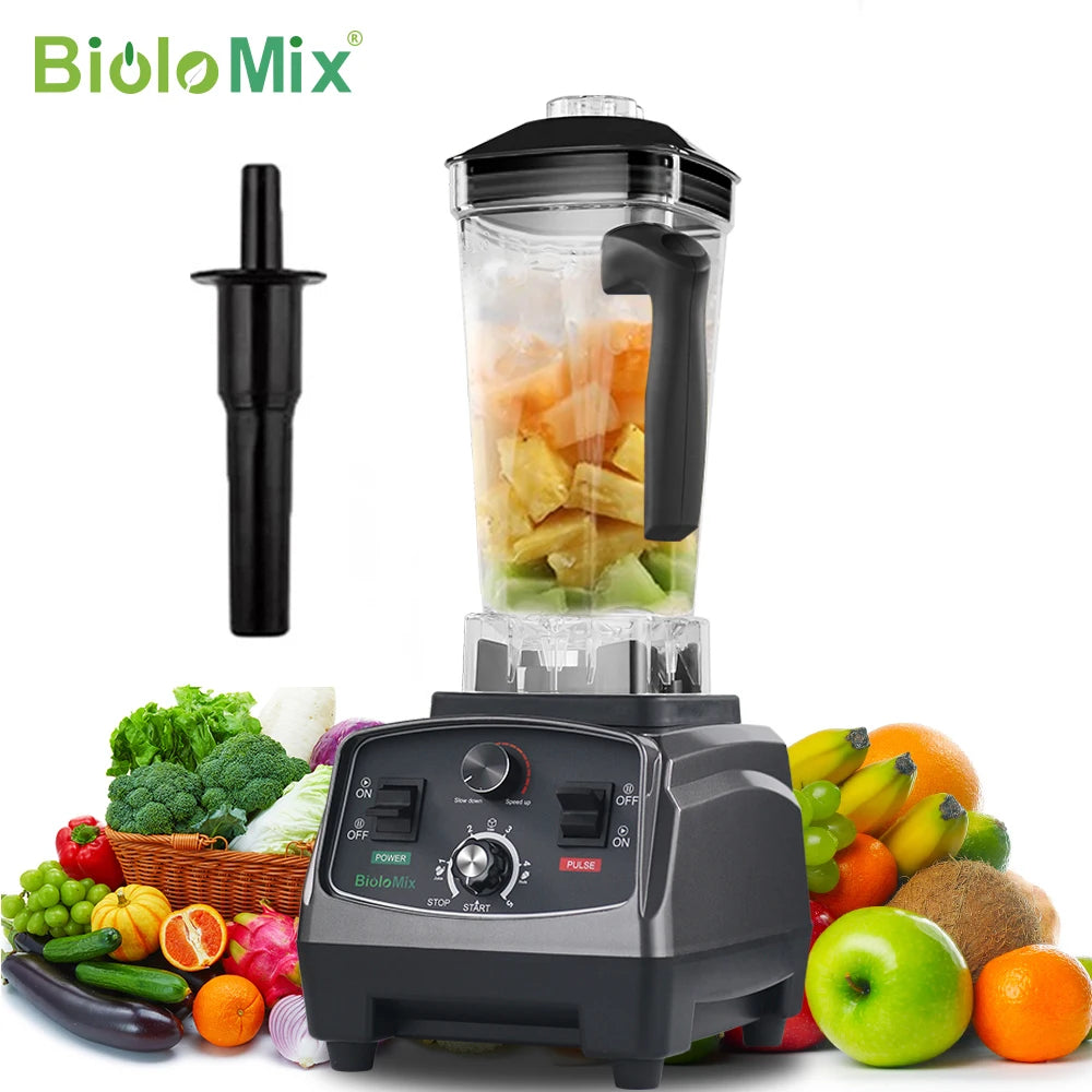 Biolomix 3HP 2200W Blender Timer Juicer 2L BPA Free