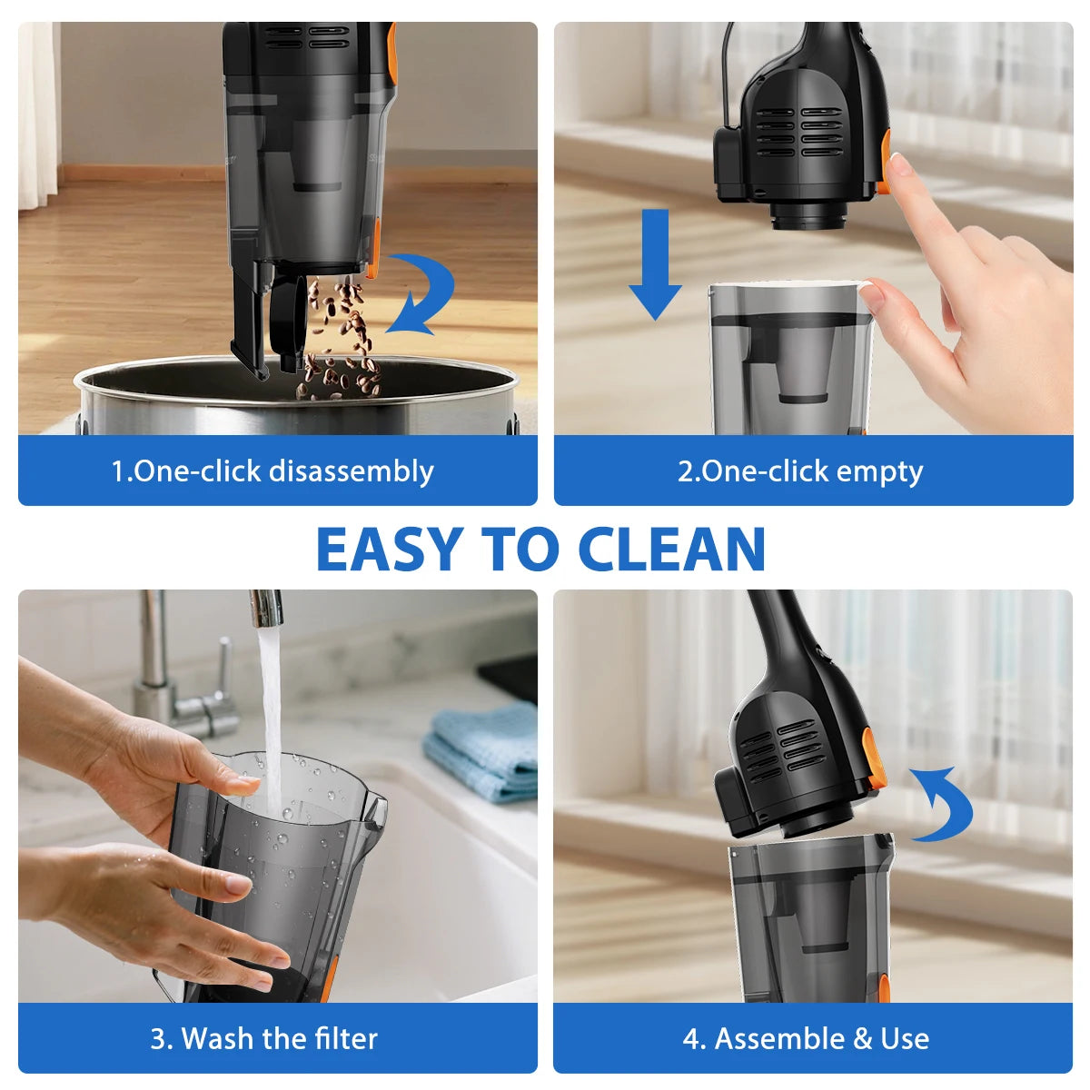 Sejoy 3-in-1 PowerStick Corded Vacuum Cleaner