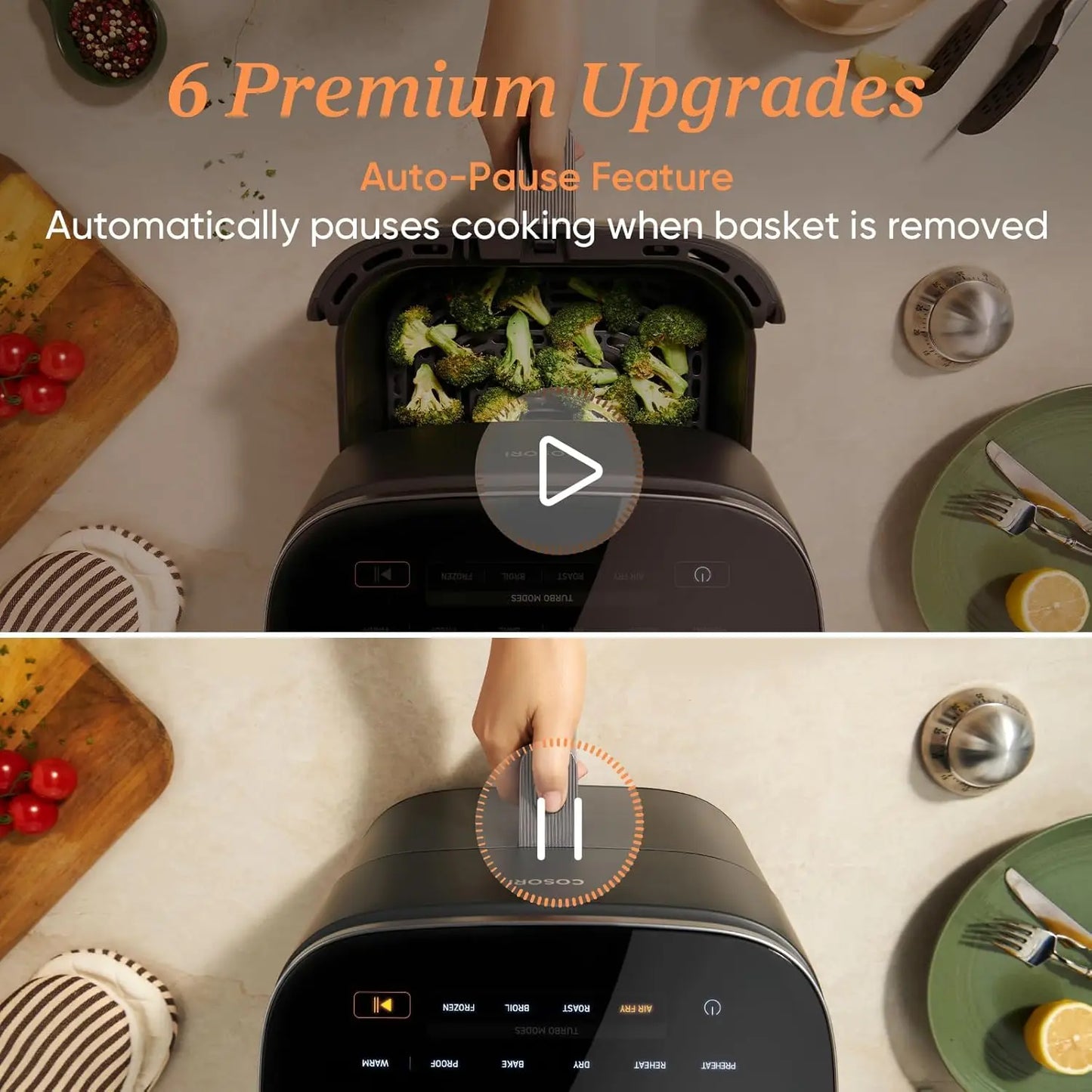 TurboBlaze 6-Qt Air Fryer: Crispy Perfection in Minutes!