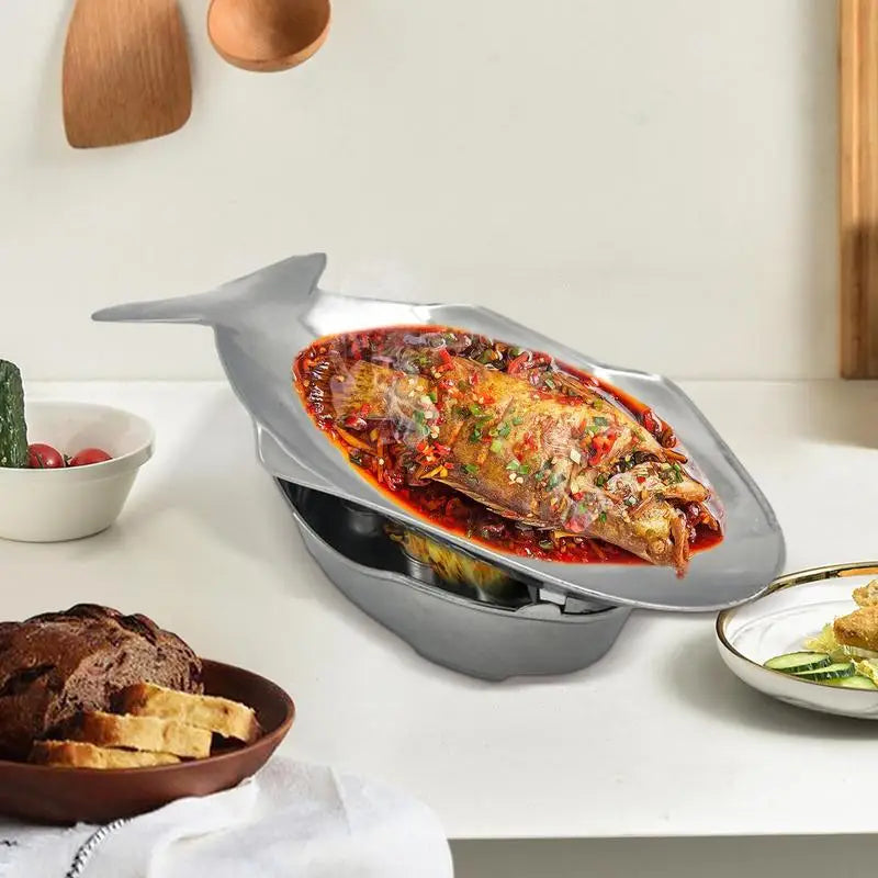 Elegant Fish-Shaped Baking Dish: Grill, Bake, & Serve!