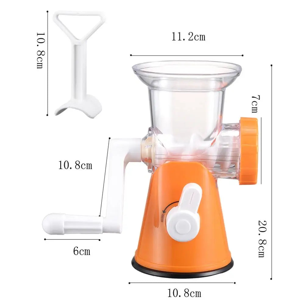 The Ultimate 3-in-1 Manual Meat Grinder, Sausage Stuffer & Pasta Maker