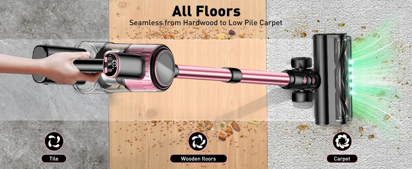 Ultimate Clean: 10-in-1 Cordless Vacuum with Powerful Suction