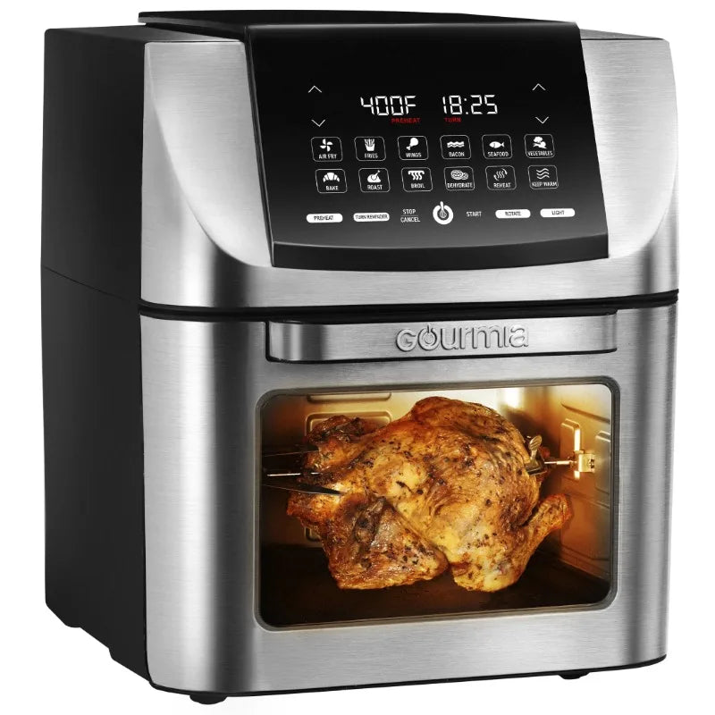 Gourmia 14QT Digital Air Fryer Oven: 12-in-1 Multi-Cooker