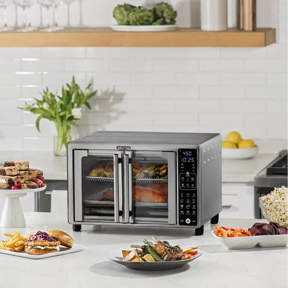 Gourmia 6-Slice Air Fryer Toaster Oven: 19 Presets, Crisp & Delicious