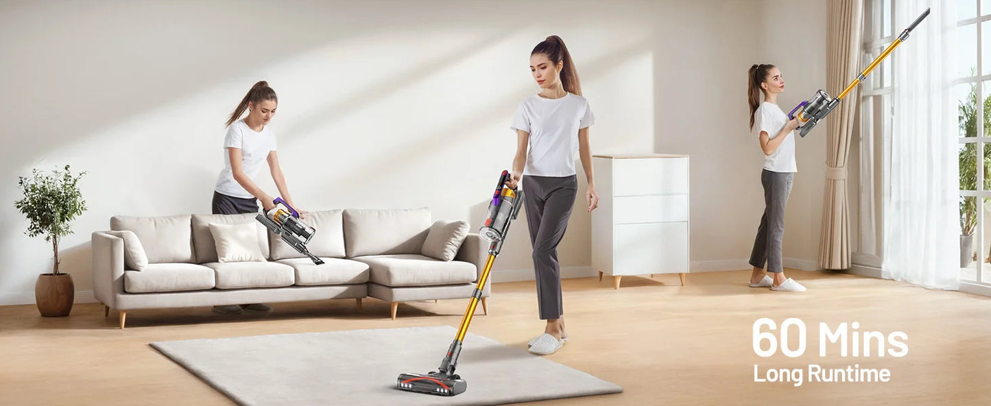 Kissof S17 Pro Powerful Cordless Vacuum Cleaner for Effortless Cleaning
