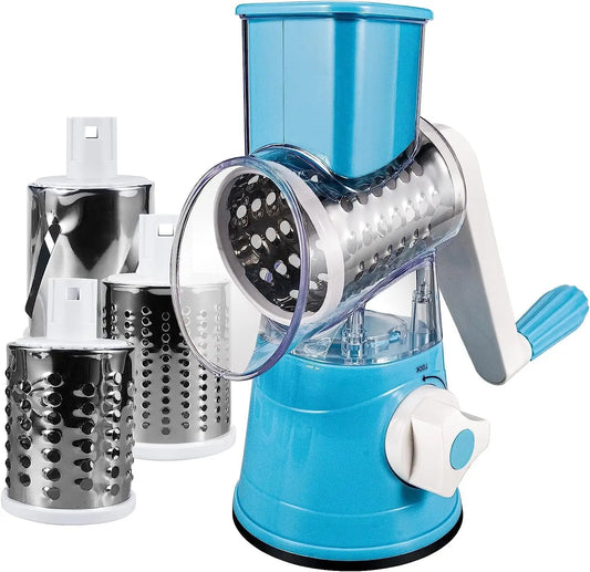 3-in-1 Rotary Vegetable & Cheese Slicer