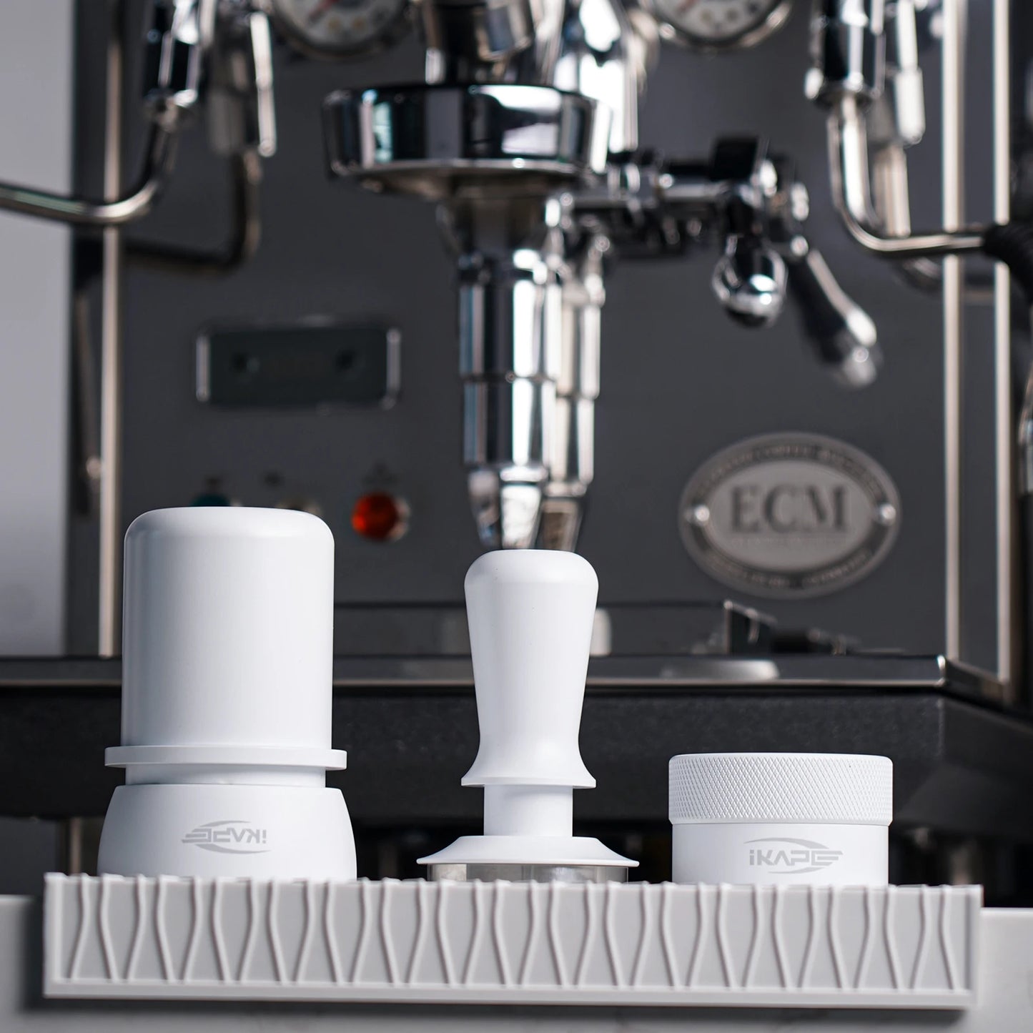 IKAPEPremium Espresso Tamper - Calibrated Spring, Stainless Steel Base