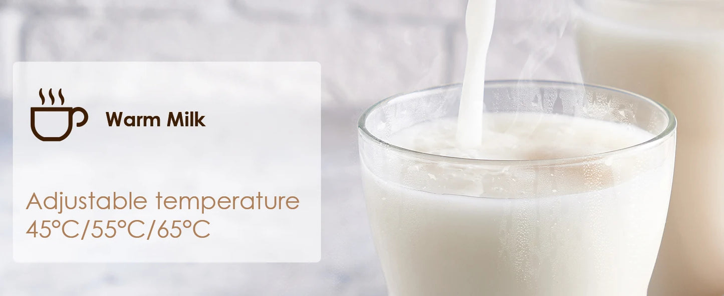 5-in-1 Milk Frother: Create Perfect Lattes at Home