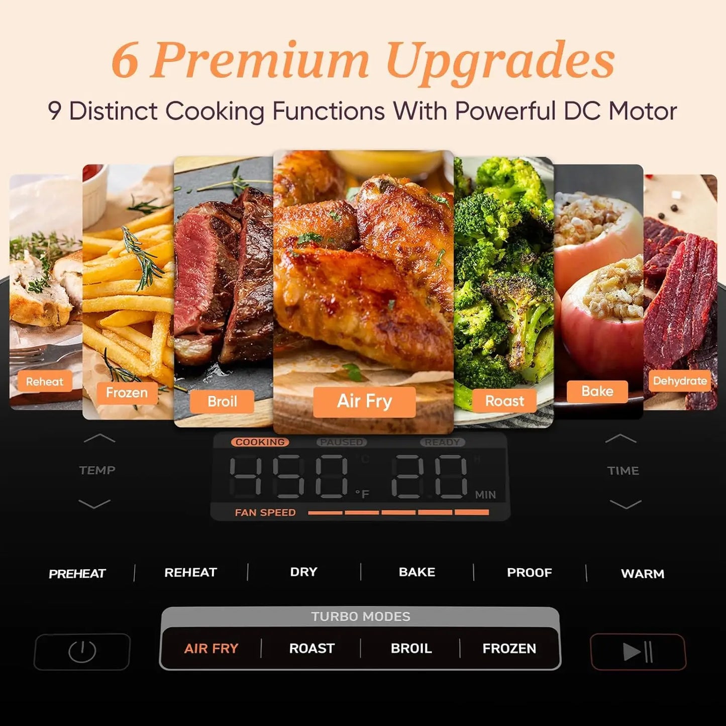 TurboBlaze 6-Qt Air Fryer: Crispy Perfection in Minutes!