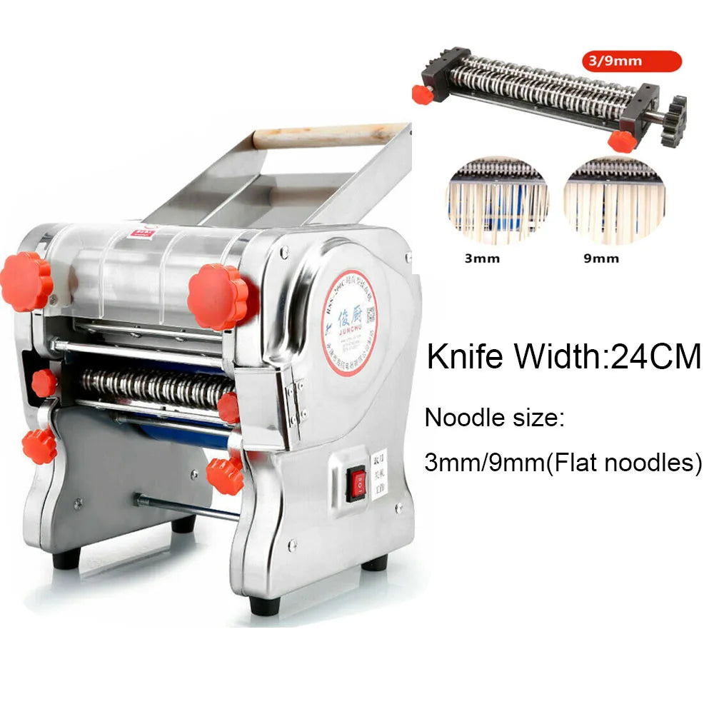 550W Electric Pasta Maker: Make Fresh Noodles & Dumplings