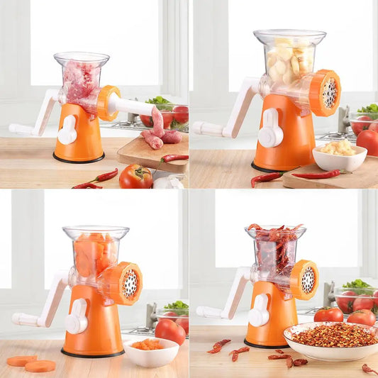 The Ultimate 3-in-1 Manual Meat Grinder, Sausage Stuffer & Pasta Maker