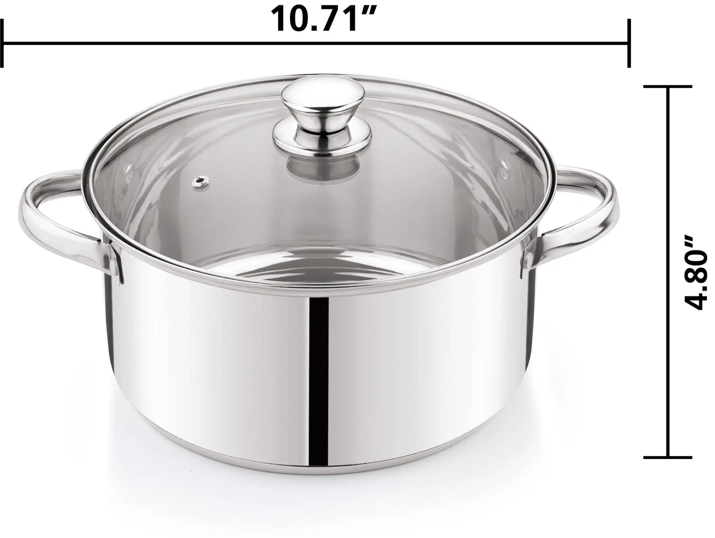 10-Piece Stainless Steel Cookware Set: Elevate Your Kitchen