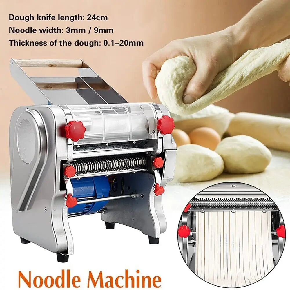 550W Electric Pasta Maker: Make Fresh Noodles & Dumplings