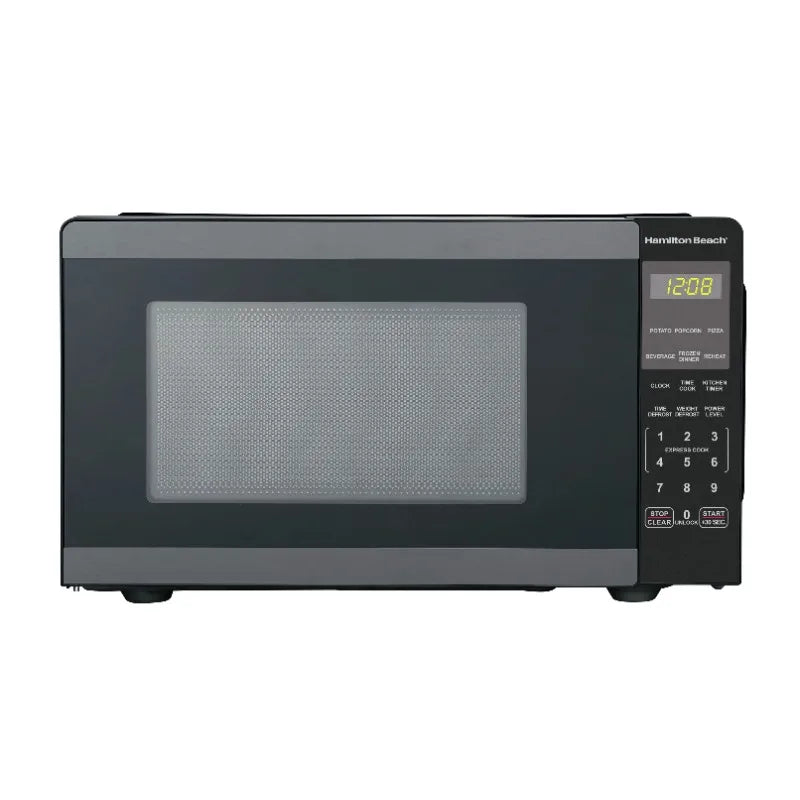 Compact 0.9 Cu. Ft. Microwave - 900W, 10 Power Levels, Child Safety Lock