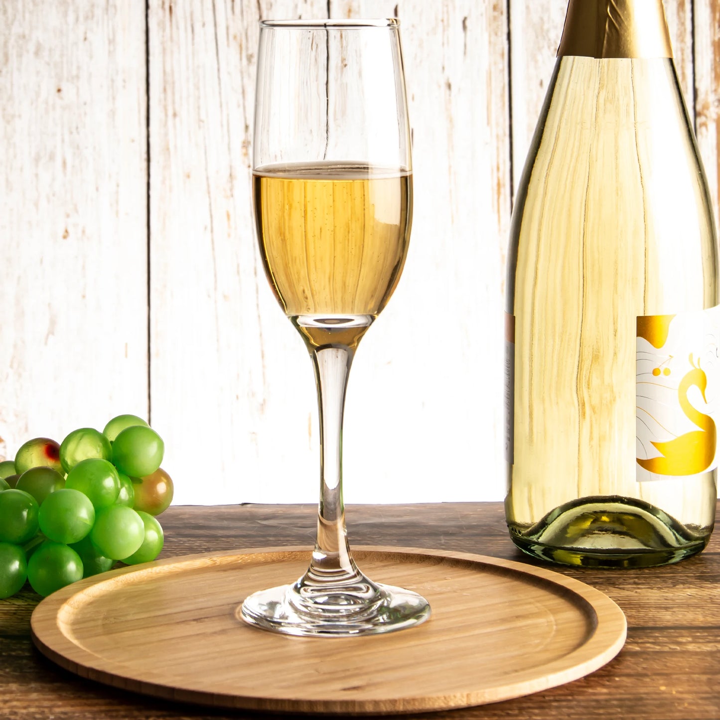 16-Piece 6oz Champagne Flutes - Elegant & Durable for Parties