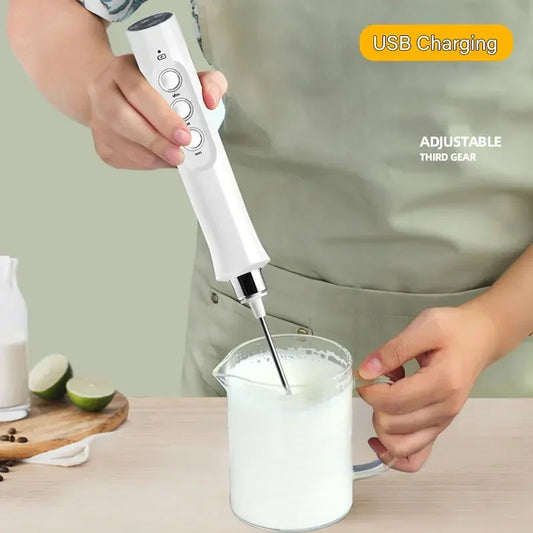 3-in-1 Wireless Milk Frother: Your Secret to Perfect Coffee & Baking