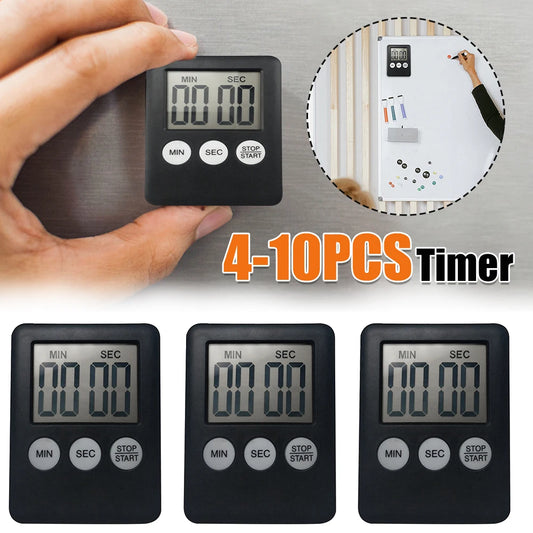 Multi-Pack Digital Timer: Kitchen, Sports & More!