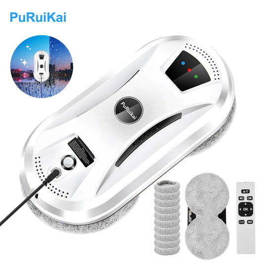 PuRuiKai Smart AI Window Cleaning Robot with Remote Control