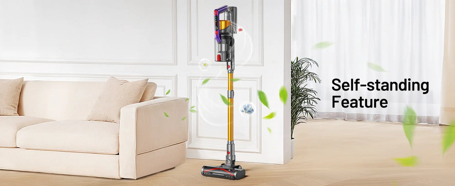 Kissof S17 Pro Powerful Cordless Vacuum Cleaner for Effortless Cleaning