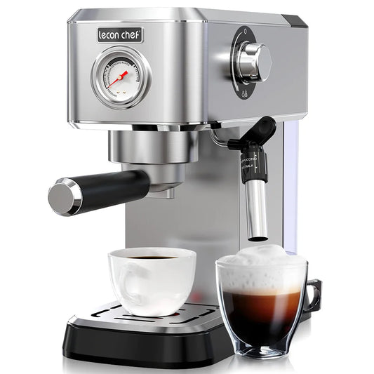Lecon Chef Professional Espresso Machine with Milk Frother