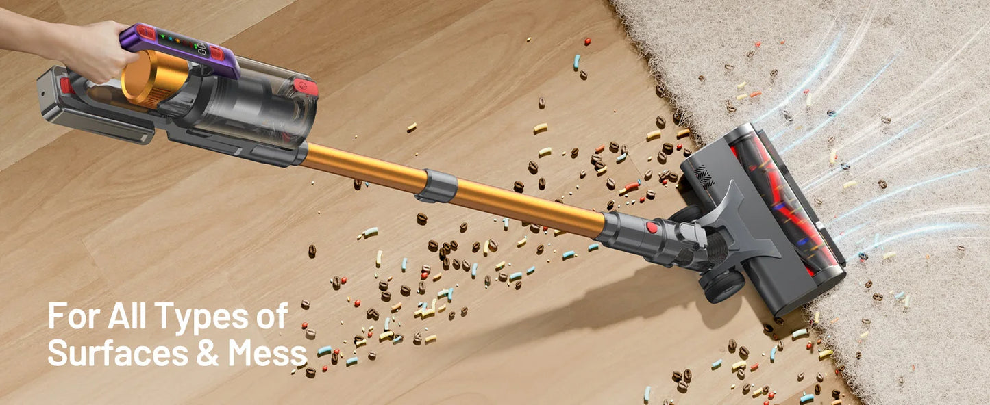 Kissof S17 Pro Powerful Cordless Vacuum Cleaner for Effortless Cleaning