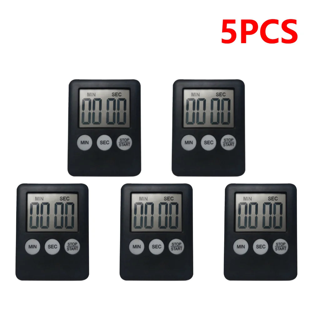 Multi-Pack Digital Timer: Kitchen, Sports & More!